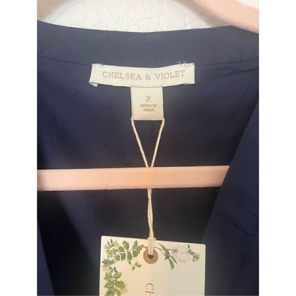 Chelsea & Violet Cut Out Dress Navy NEW - Picture 4 of 8